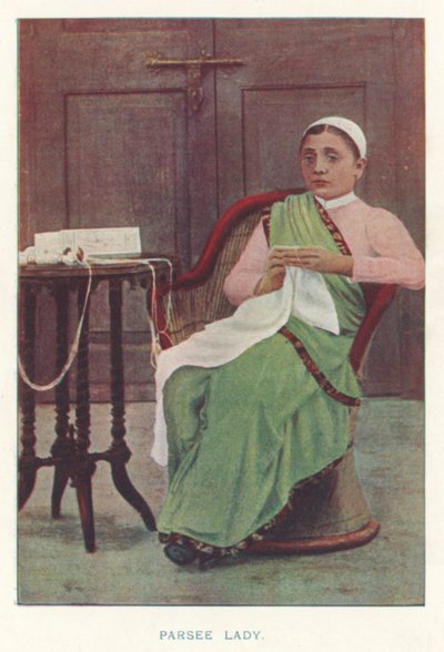 Indigènes indiens : Dame parsie - Indian photographer