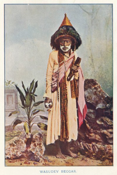 Indigènes indiens : Wasudev mendiant (photo en couleur) - Indian photographer