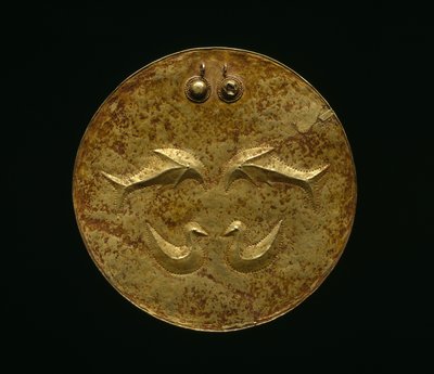 Disque pectoral cérémonial (Karse), peuples des Moluques, début du 19e siècle - Indonesian School