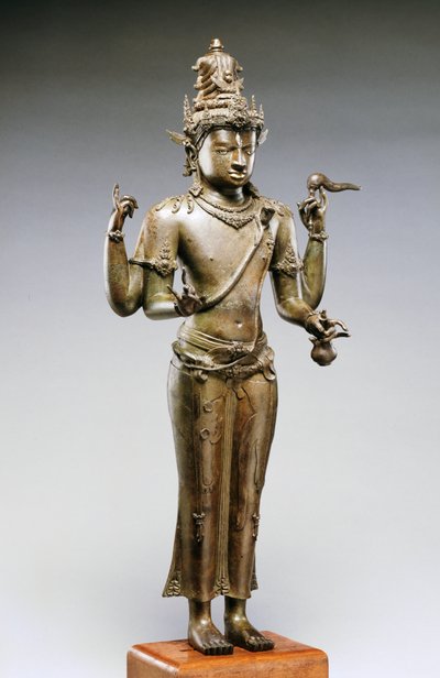 Shiva Mahadeva (bronze, or et argent) - Indonesian School