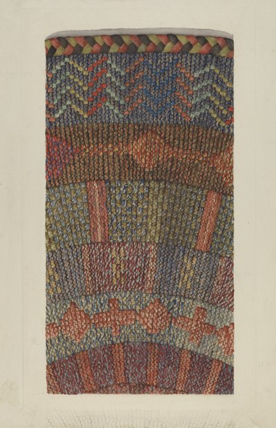 Tapis tricoté - Ingrid Selmer Larsen