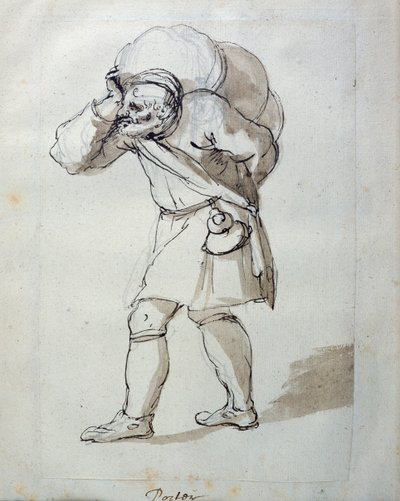 Un porteur chargé - Inigo Jones