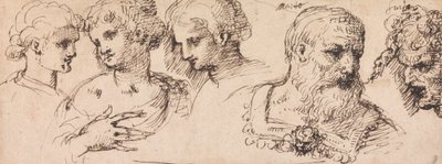 Cinq têtes classiques - Inigo Jones