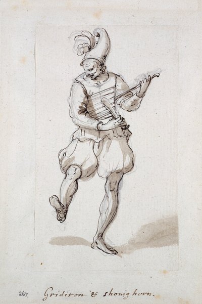Homme avec grille et chausse-pied - Inigo Jones