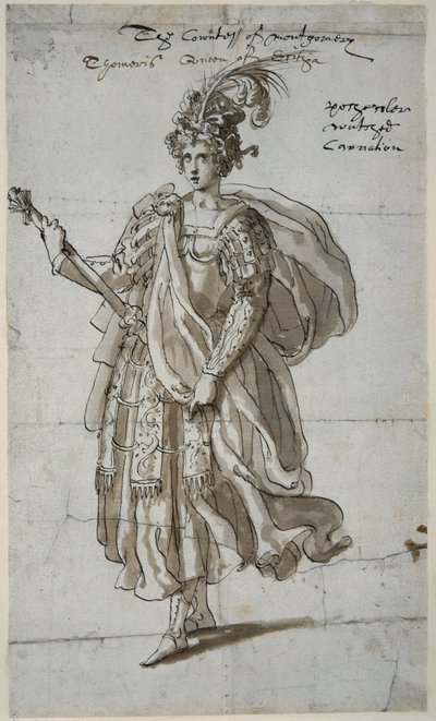 Reine Tomyris des Massagètes, vers 1609 - Inigo Jones