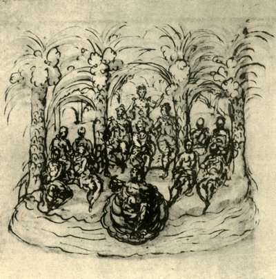 Le Char Maritime Contenant la Reine et les Masques - Inigo Jones