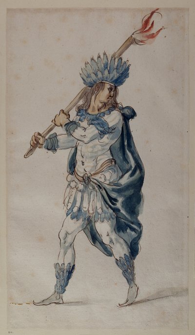 Porteur de torche : un Indien - Inigo Jones
