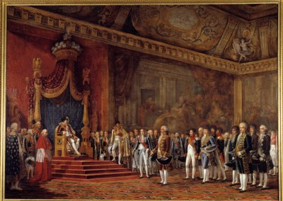 La Députation du Sénat romain offrant des tributs à l