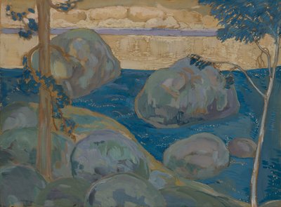 Paysage avec des rochers - Iosiph Solomonovich Shkolnik