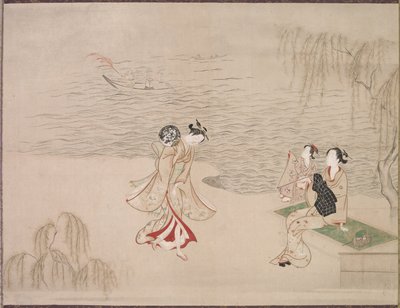 Beautés au bord de la mer - Ippitsusai Bunchō