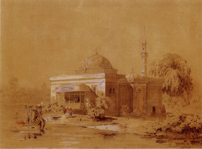 Projet du pavillon du bain turc dans le parc Catherine de Tsarskoïe Selo, vers 1850 - Ippolit Antonovich Monighetti