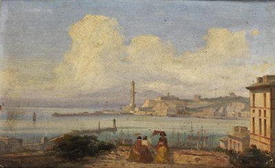 Baie de Gênes - Ippolito Caffi