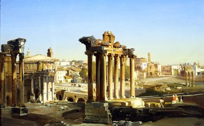 Foro Romano - Ippolito Caffi