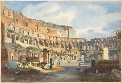 Intérieur du Colisée - Ippolito Caffi