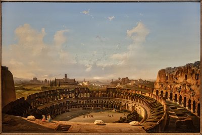 Vue intérieure du Colisée - Ippolito Caffi