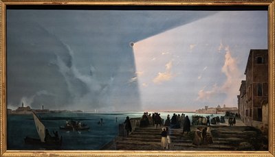 Éclipse solaire à la fondamenta Nuove - Ippolito Caffi