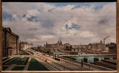 Vue de Paris depuis le Palais du Louvre - Ippolito Caffi