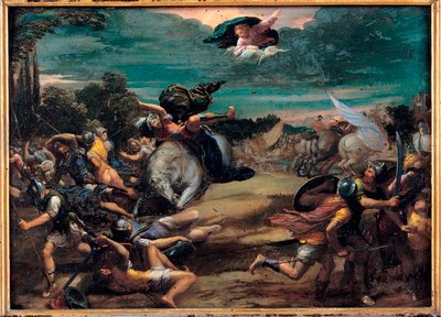 La conversion sur le chemin de Damas (Saint Paul) - Ippolito Scarcella