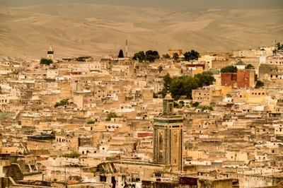 Vue de la médina de Fès, Maroc, 2017 - Ira Block