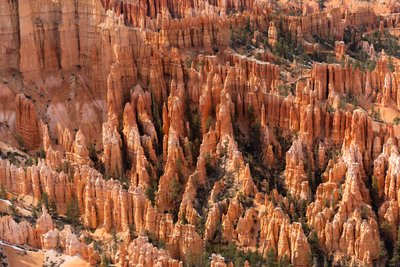 Hoodoos - flèches créées par l