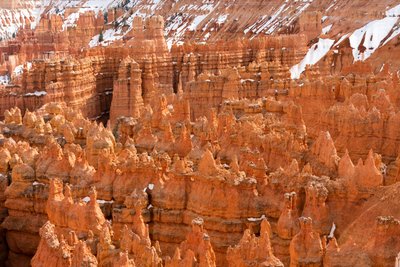 Hoodoos - flèches créées par l
