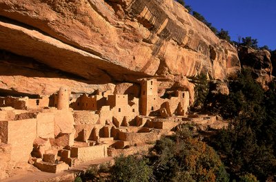 Mesa Verde est un parc national des États-Unis situé dans le coin sud-ouest du Colorado. - Ira Block