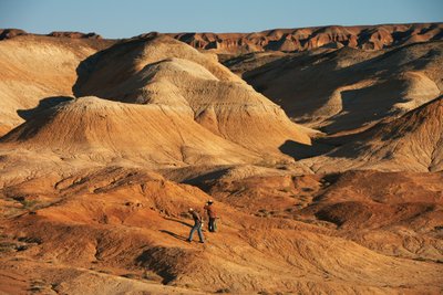 Scènes autour de Wu Cai Wan dans le désert de Gobi, Xinjiang, Chine occidentale, 2007 - Ira Block