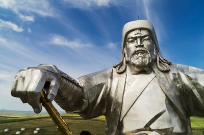 La statue équestre de Genghis Khan, partie du complexe de la statue de Genghis Khan, 2015 - Ira Block