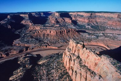 Canyon de Tsegi, foyer des ruines indiennes Anasazi de Keet Seel sur la réserve indienne Navajo - Ira Block