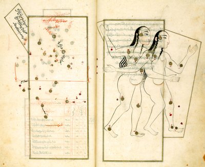 La Constellation des Gémeaux du Livre des Étoiles Fixes par Al-Sufi - Iranian Master