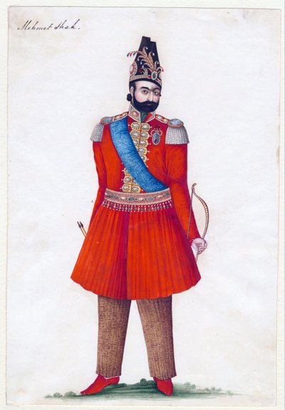 Mohammad Shah Qajar (1808-1848), roi de Perse - Iranian School