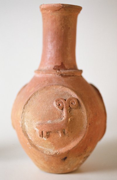Pot avec un relief d