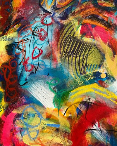 Expression abstraite dynamique - Irene Chua