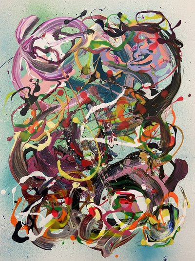 Flux abstrait et dynamique - Irene Chua