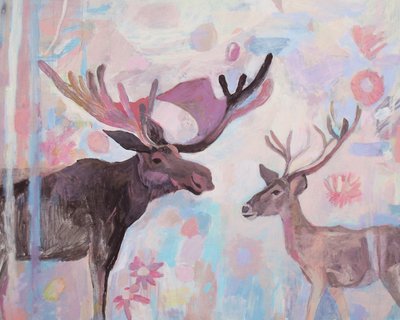 Élans et cerfs de rêve - Iria Fernandez