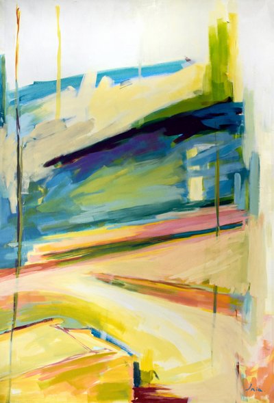 Chemin abstrait et coloré - Iria Fernandez
