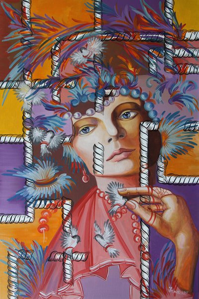 Chapeau à plumes, 2015 - Irina Corduban