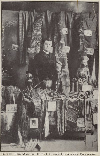Gabriel Reid Maguire, explorateur irlandais, avec sa collection africaine - Irish Photographer
