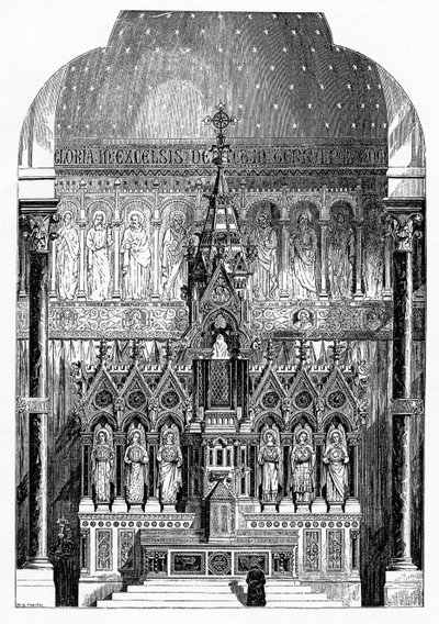 Haut Autel de Saint Alphonse de Liguori, Limerick, Irlande, illustration de 