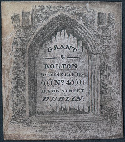 Carte de visite, Grant & Bolton - Irish School