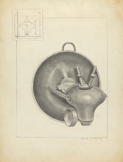Lampe - Irving D. Genin