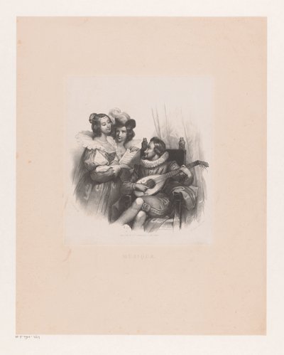 Groupe de musiciens (Musique) - Isaac Cornelis Elink Sterk