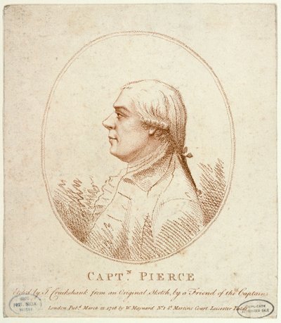 Capitaine Richard Pierce - Isaac Cruikshank