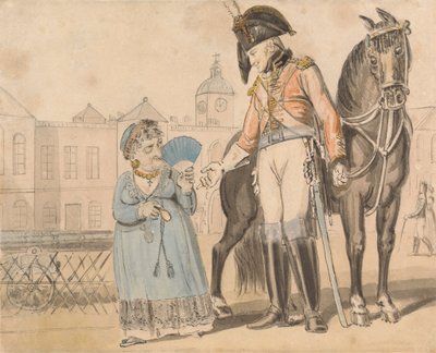 Chanson comique : Le brave dragon - Isaac Cruikshank