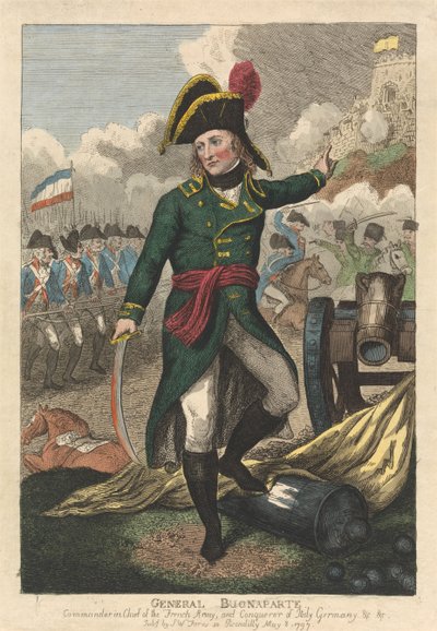 Général Buonaparte - Isaac Cruikshank