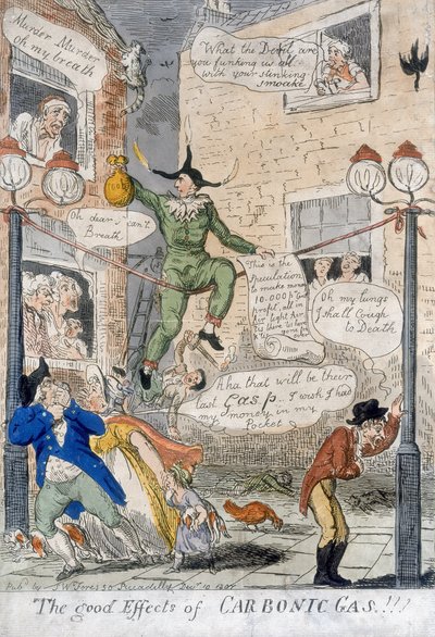 Les bons effets du gaz carbonique!, 1807 - Isaac Cruikshank