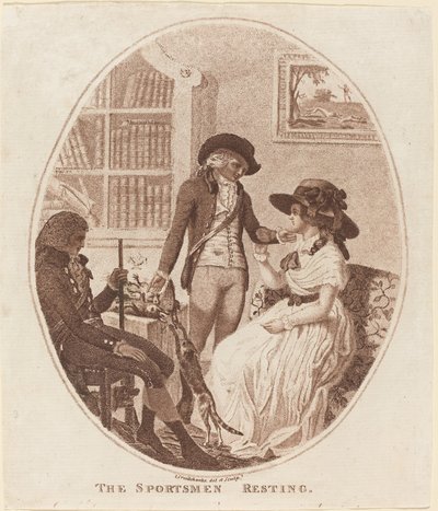 Les chasseurs se reposant - Isaac Cruikshank