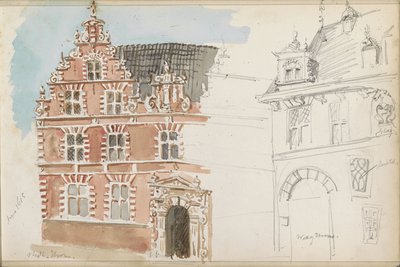 Hôtel de ville et la balance à Hoorn - Isaac Gosschalk