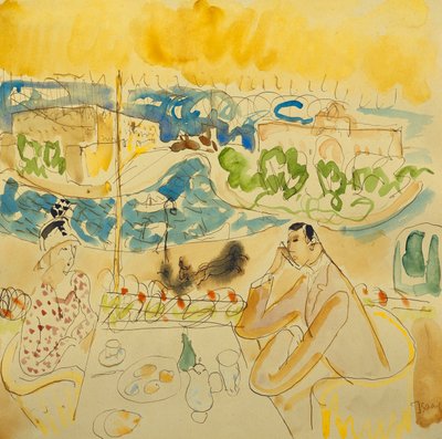 Déjeuner au bord de la rivière - Isaac Grunwald