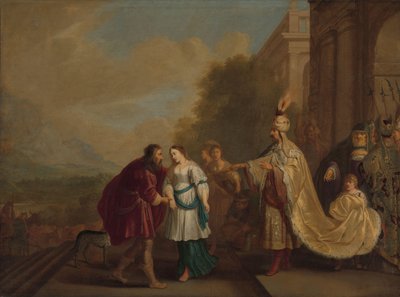 Pharaon rend Sarah à Abraham - Isaac Isaacsz